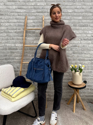 Soft Collar Gilet / Taupe