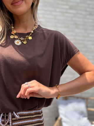 Puffy Basic Tee / Brown