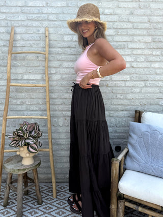 Elastic Camisole Top / Baby Pink