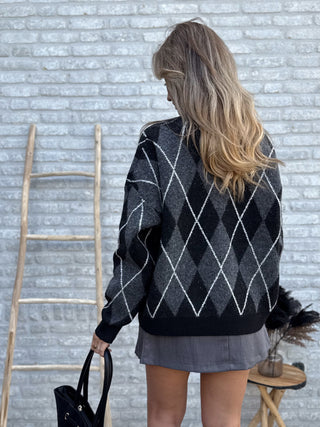 Anthracite Charm Skirt / Grey