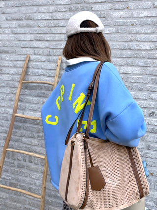 Copine Sweater / Blue-Yellow
