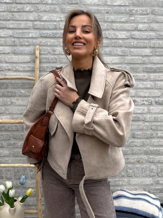 Ribbed Longsleeve Top / Khaki