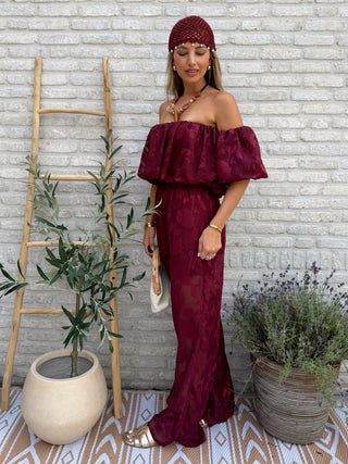 Wild Bloom Two-Piece / Bordeaux