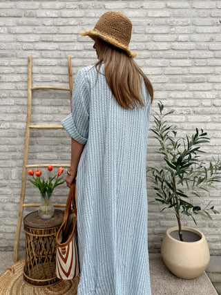 Soft Breeze Maxi Dress / Blue