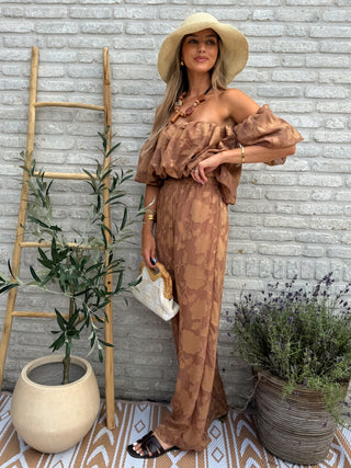 Wild Bloom Two-Piece / Camel