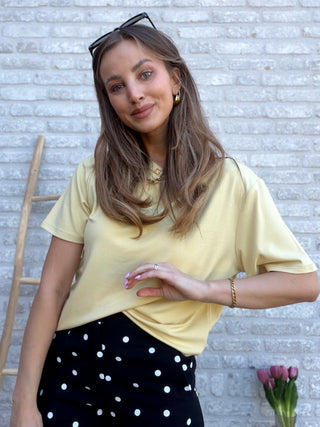 Relaxed Tee / Yellow