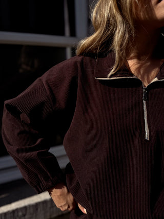 Corduroy Co-Ord Set / Brown