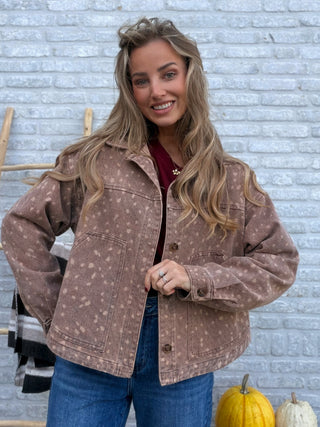 Bambi Denim Jacket / Camel