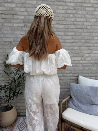 Wild Bloom Two-Piece / White