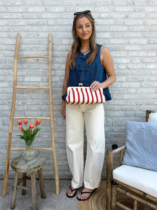 Balloon Fit Jeans / Beige