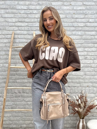 Ciao Sweater Tee / Brown