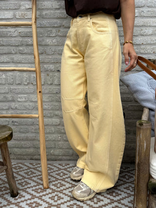Loose Balloon Jeans / Butter Yellow