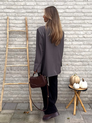 Oversized Chic Longsleeve Blazer / Grey