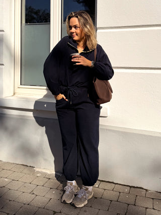 Corduroy Co-Ord Set / Dark Blue
