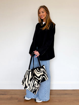 Minimal Chic Blazer / Black