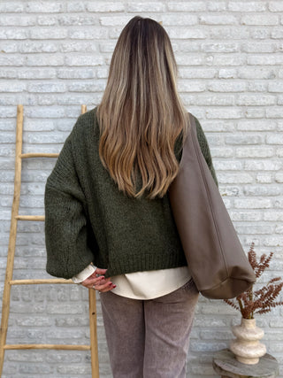 Soft Balloon Knit / Khaki