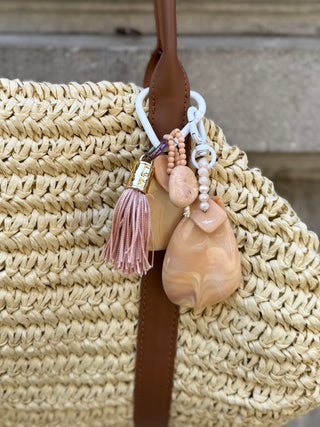 Blush Bag Charm / Soft Pink