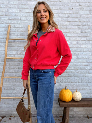 Bambi Cardigan / Red