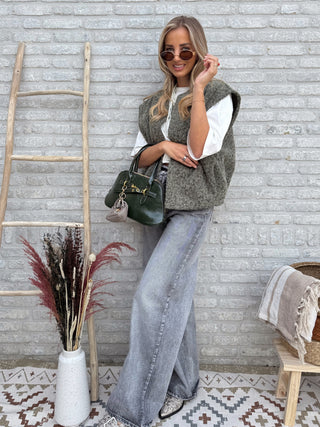 Cozy Street Vest / Khaki