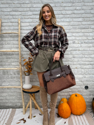 Pointed Knee Boots / taupe