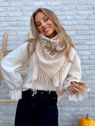 Soft Teddy Sweater / Ecru