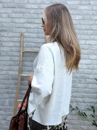 Soft Cloud Oversized Tee / Grey