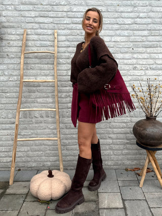 Cacao Puff Sweater / Brown