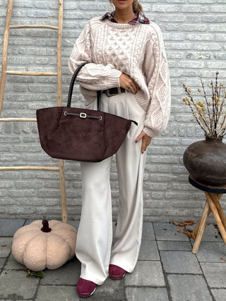 Cream Cable Knit / Beige