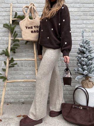 Sweetheart Knit / Brown