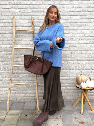 Soft Knit Sweater / Sky Blue