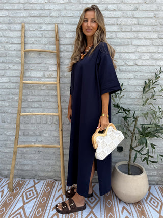 Essential T-Shirt Dress / Dark Blue