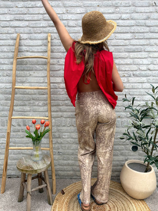 Bambi Straight Jeans / Taupe