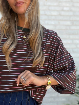 Retro Stripe Tee / Multi