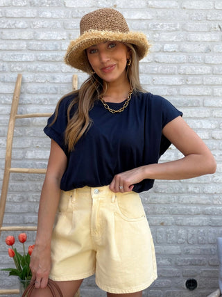 Puffy Basic Tee / Navy