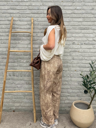 Bambi Barrel Jeans / Taupe