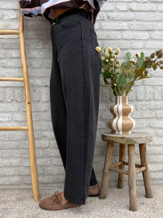 Vintage Wash Jeans / Black
