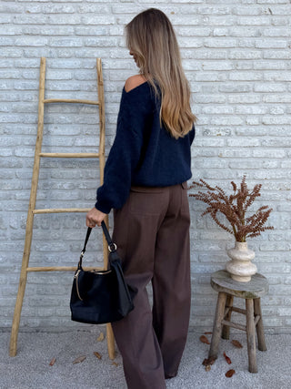 Loose Cargo Pants / Brown