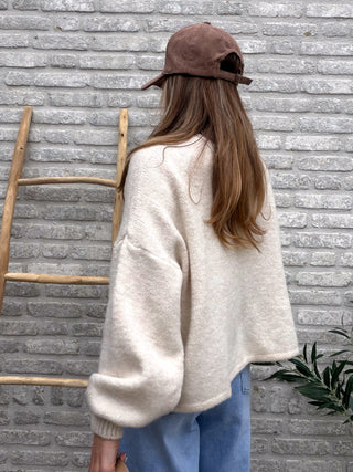 Soft Knit Vest / Beige