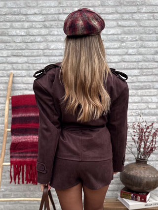 Suède Chic Skort / Brown