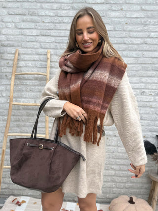 Knitted Sweater Dress / Beige