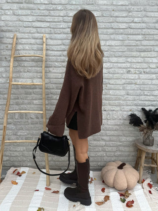 Soft Mocha Knit / Brown