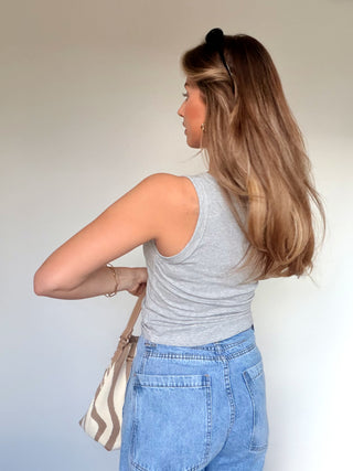 Soft Basic Tank Top / Grey