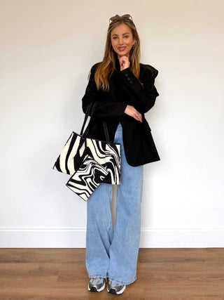 Effortless Wide Jeans / Light Blue