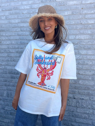 Salty & Sunkissed Tee / White