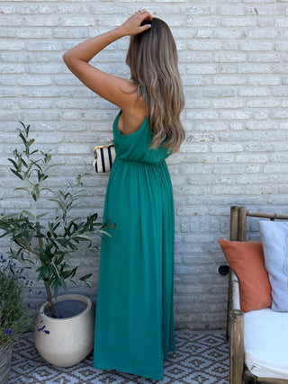 Elegant Flow Dress / Turquoise