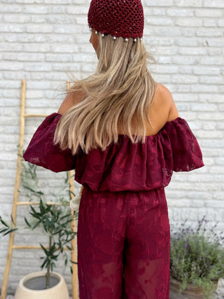 Wild Bloom Two-Piece / Bordeaux