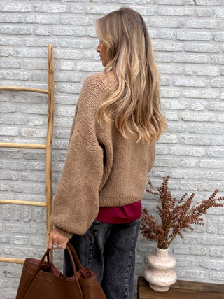 Soft Balloon Knit / Camel