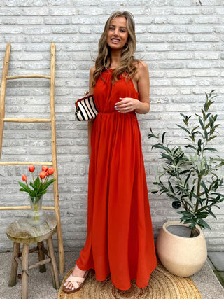 Elegant Flow Dress / Terracotta
