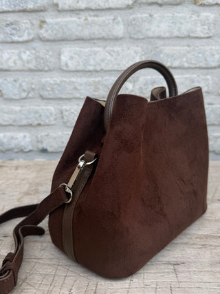 Suede Mini Bag / Brown