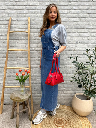 Denim Salopette Dress / Blue – By Avelien